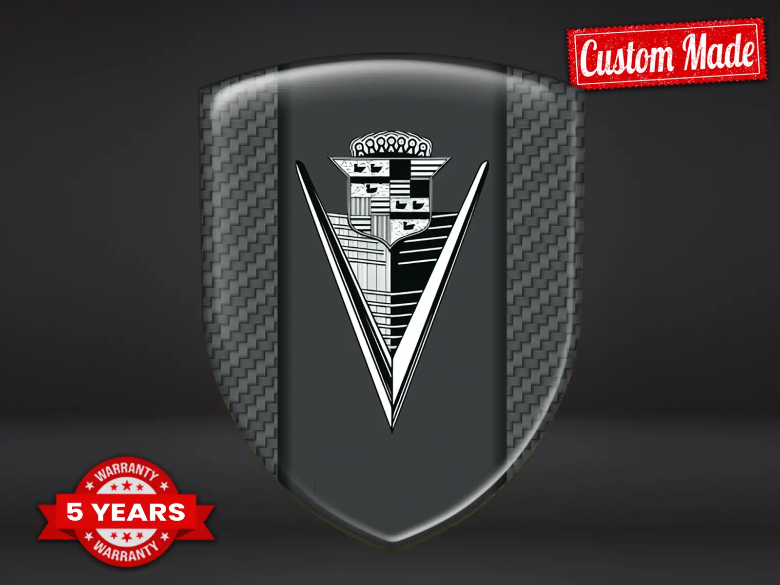 Cadillac Pegatinas Silicona Auto Pro Máximo Estilo Resistente ST